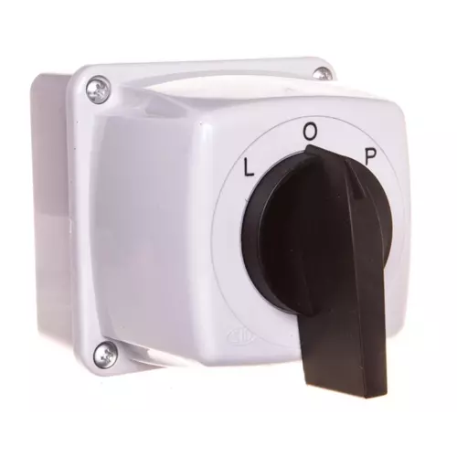 Łącznik krzywkowy L-0-P 3P 25A IP44 E25-43 w obudowie | ELEKTROMET | 952542 1
