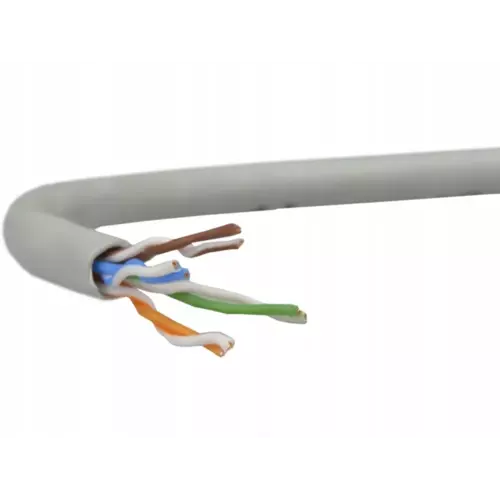 Skrętka szara U/UTP kat. 5e 200 MHz Bitner TI0006 1