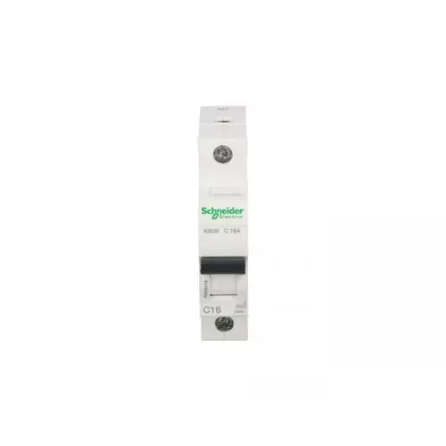 Wyłącznik nadprądowy 1P C 16A 6kA AC K60N | Schneider | A9K02116 1
