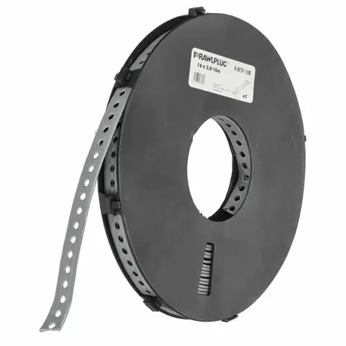 Taśma montażowa perforowana powlekana w osłonie 10m Rawlplug R-MTP-10M 1
