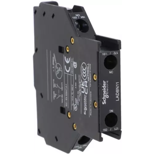 Styk pomocniczy 1Z 1R montaż boczny | Schneider | TeSys Deca | LAD8N11 1
