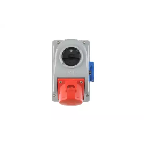 Gniazdo stałe z wyłącznikiem 0-1 32A 5P 400V + 2P+Z 230V IP44 | 96062541W 1