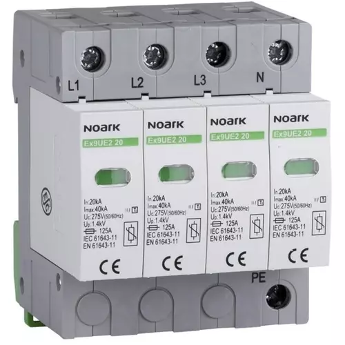  Ogranicznik przepięć SPD 3-fazowy C 4P 20kA/40kA SPD 103357 1