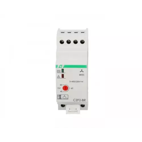 Przekaźnik zaniku i asymetrii faz z kontrolą styków stycznika 10A | CZF-2BR 1