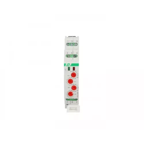 Przekaźnik czasowy 2P 8A 0,1sek-576h opóźnione cykliczne | F&F | PCU-507 1