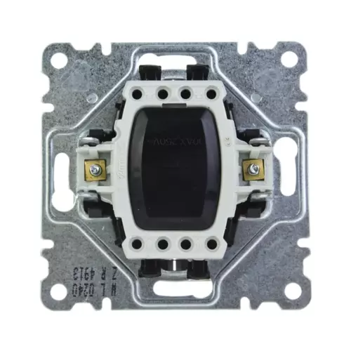 Łącznik świecznikowy podświetlany biały | HAGER POLO | Lumina | WL0240 1