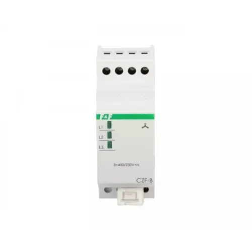 Przekaźnik zaniku i asymetrii faz 10A 1Z 4sek 55V | F&F | CZF | CZF-B 1