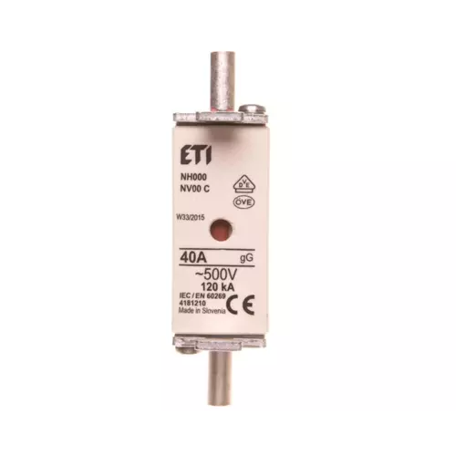 Wkładka bezpiecznikowa KOMBI NH000 40A gG/gL 500V WT-00C | 004181210 1