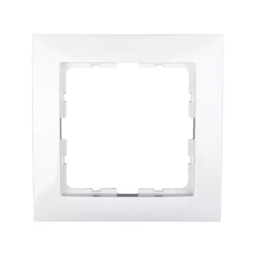 Ramka pojedyncza śnieżnobiała | HAGER POLO | Berker B.Kwadrat | 5310118989 1