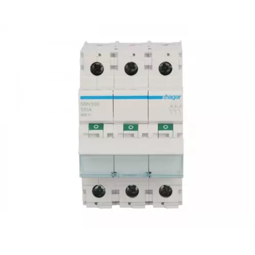 Rozłącznik modułowy 100A 3P | HAGER POLO | Rozłączniki SBN | SBN390 1