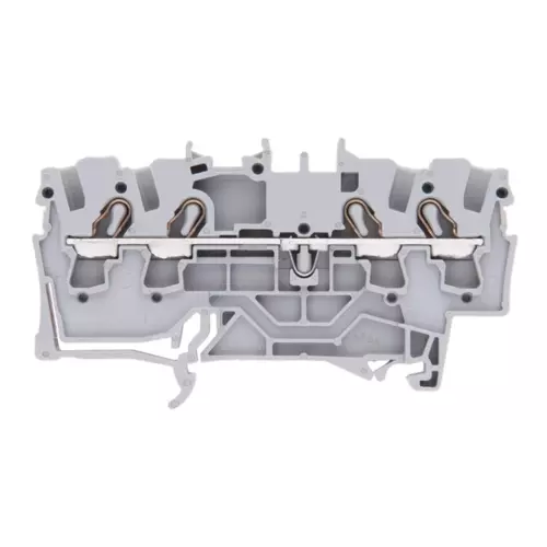 Złączka szynowa 4-przewodowa 2,5mm2 szara TOPJOBS | WAGO | 2002 | 2002-1401 1