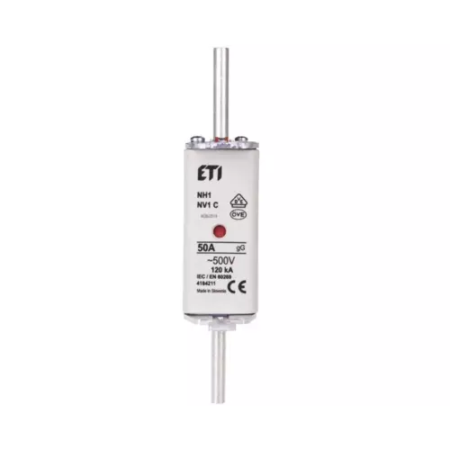 Wkładka bezpiecznikowa KOMBI NH1C 50A gG/gL 500V WT-1C | 004184211 1