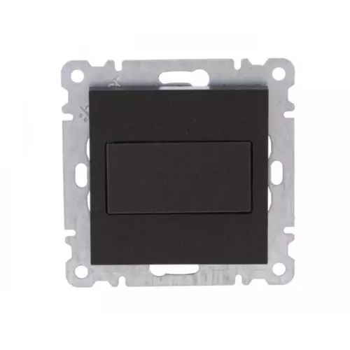 Płytka zaślepiająca czarny | HAGER POLO | Lumina | WL7013 1