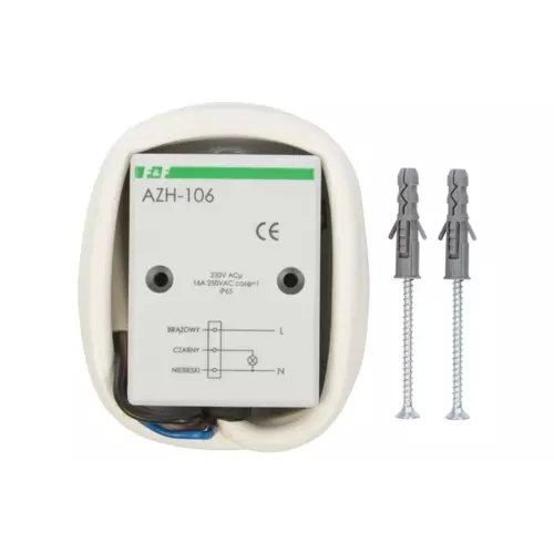 Automat zmierzchowy 16A 230V 2-1000lx obudowa IP65 | F&F | AZ | AZH-106 1