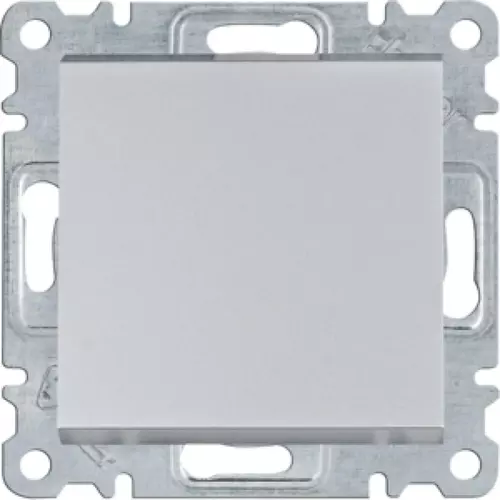 Łącznik 1-biegunowy srebrny | HAGER POLO | Lumina | WL0012 1