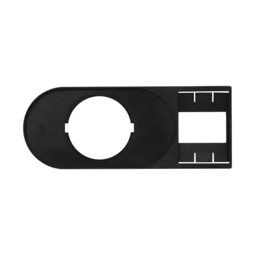 Tabliczka opisowa 75x30mm czarna prostokatna M22S-STDD-X | EATON | 216394 1