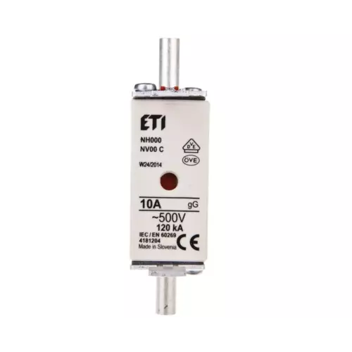 Wkładka bezpiecznikowa KOMBI NH000 10A gG/gL 500V WT-00C | 004181204 1