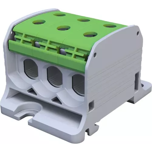 Złączka szynowa gwintowa Al/Cu STB 50-3 SIMBLOCK zielony | Simet | 81003005 1