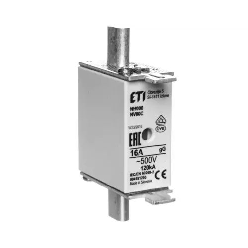 Wkładka bezpiecznikowa KOMBI NH000C 16A gG/gL 500V WT-00C | 004181205 1