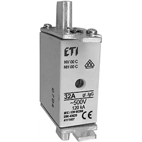 Wkładka bezpiecznikowa KOMBI NH000 20A gG/gL 500V WT-00C | 004181206 1