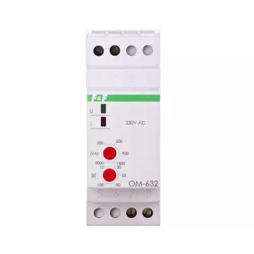 Ogranicznik mocy 16A 1-100sek | F&F | OM | OM-632 1