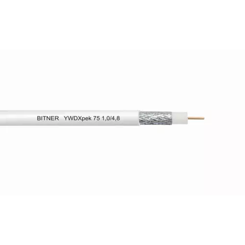 Kabel Okrągły antenowy, koncentryczny 1 x 1,0 Bitner LF0200 1