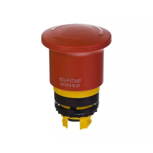 Napęd przycisku grzybkowego czerwony przez obrót M22-PVT45P | 121462 1