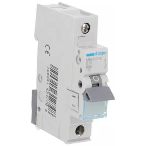 Wyłącznik nadprądowy 1P B 10A 6kA AC | HAGER POLO | MBN110E 1