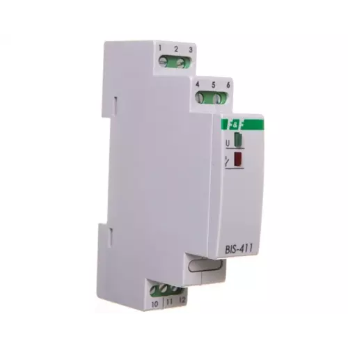 Przekaźnik bistabilny włącz/wyłącz 1P 16A separowany 165- | BIS-411-LED 1