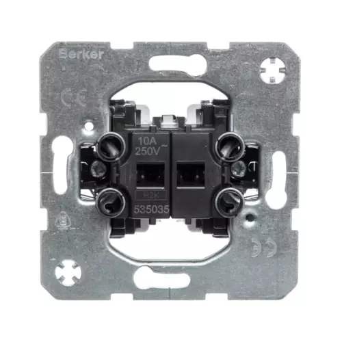 Przycisk podwójny wspólne zaciski wejściowe | HAGER POLO | 535035 1