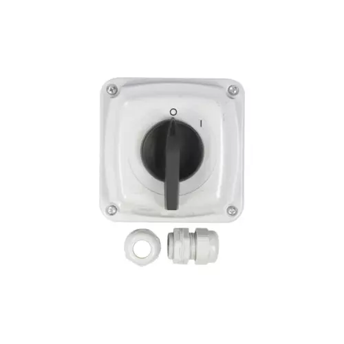 Łącznik krzywkowy 0-1 3P 40A IP44 40-13 w obudowie | ELEKTROMET | 924005 1