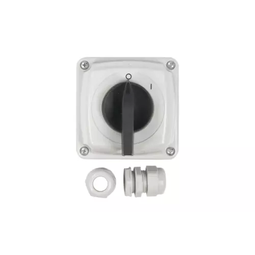 Łącznik krzywkowy 0-1 3P 16A IP44 E16-13 w obudowie | ELEKTROMET | 951611 1