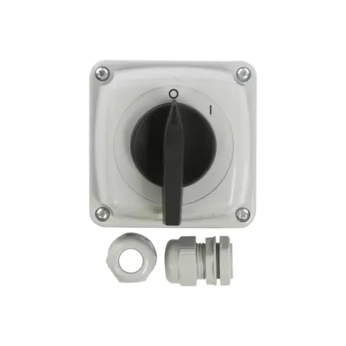 Łącznik krzywkowy 0-1 3P 25A IP44 E25-13 w obudowie | ELEKTROMET | 952511 1