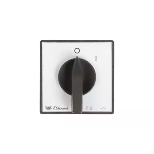 Łącznik krzywkowy 0-1 3P 16A IP65 E16-12 z płytką przednią | ŁUK | 951601 1