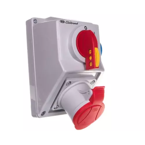 Zestaw instalacyjny z rozłącznikiem O-I 1x32A 4P 400V 1x16A 2P+Z | 974011 1