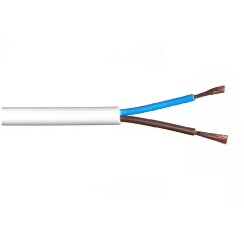 Przewód warsztatowy 2x2,5 biały | H05VV-F / OWY | T0123 OWY 2 X 2,5 1