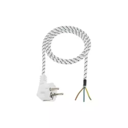Przewód przyłączeniowy z wtyczką z/u PP-1 /do żelazka/ bawełniany | PGZ 1