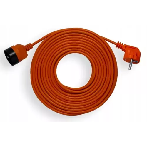 Przedłużacz 1-krotny 30m pomarańczowy bez uziemienia Elgotech PK-1030-1,5 1