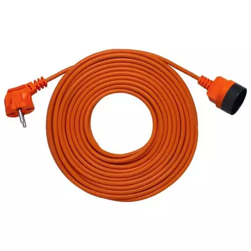 Przedłużacz ogrodowy 1-gniazdo b/u 15m /OMY 2x1/ pomarańczowy | PK-1015 1