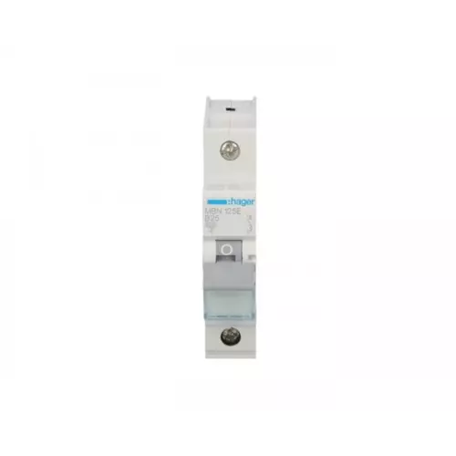 Wyłącznik nadprądowy 1P B 25A 6kA AC | HAGER POLO | MBN125E 1