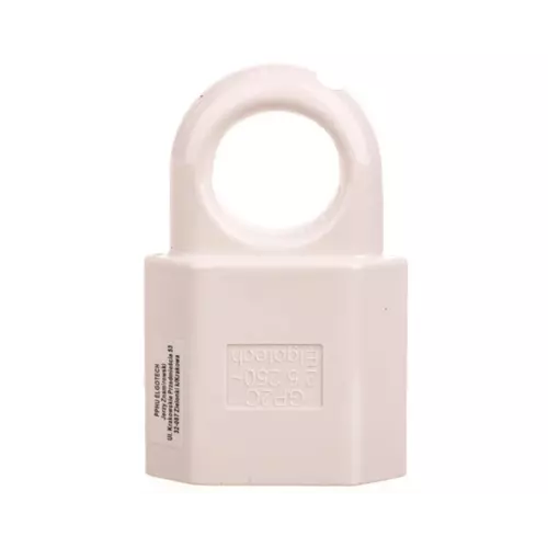 Gniazdo przenośne z uchwytem b/u Euro 2,5A 250V białe | GP2C 1