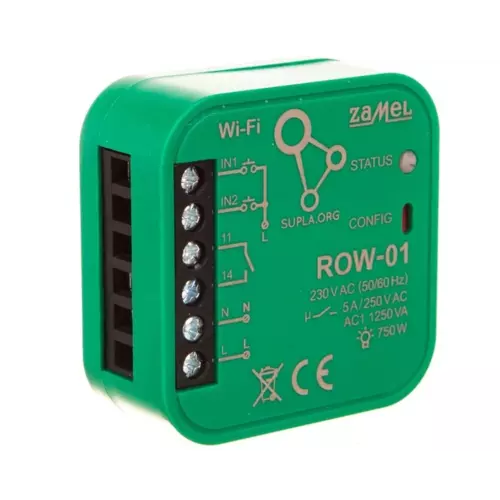 Odbiornik dopuszkowy WI-FI 1-kanałowy dwukierunkowy ROW-01 | SPL10000001 1
