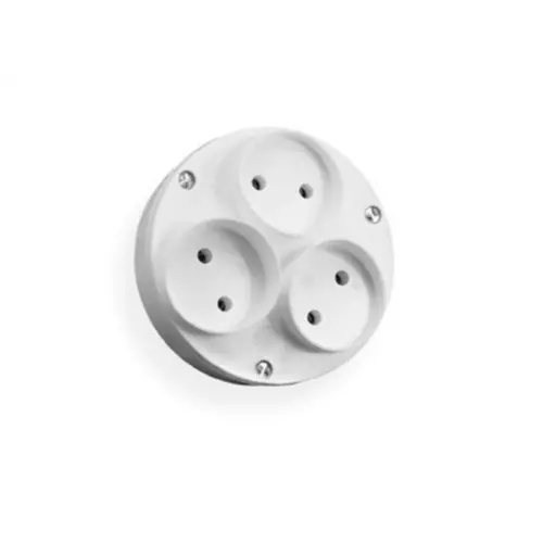 Rozgałęźnik wtyczkowy 3-gniazda b/u | PPHU ELGOTECH | RO-3 1