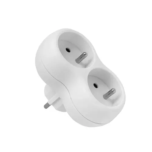 Rozgałęźnik wtyczkowy 2-gniazda z/u | PPHU ELGOTECH | R-20CA 1