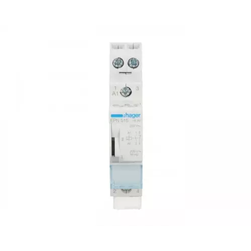 Przekaźnik impulsowy 16A 1Z+1R | HAGER POLO | Przekaźniki impulsow | EPN515 1