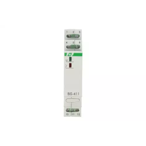 Przekaźnik impulsowy włącz-wyłącz 16A 1P | F&F | BIS | BIS-411 230V AC 1