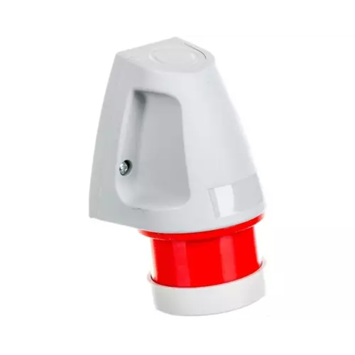 Wtyczka stała 16A 3P+N+Z 400V czerwona IP44 MINI WSM 16 5 | 922060 1