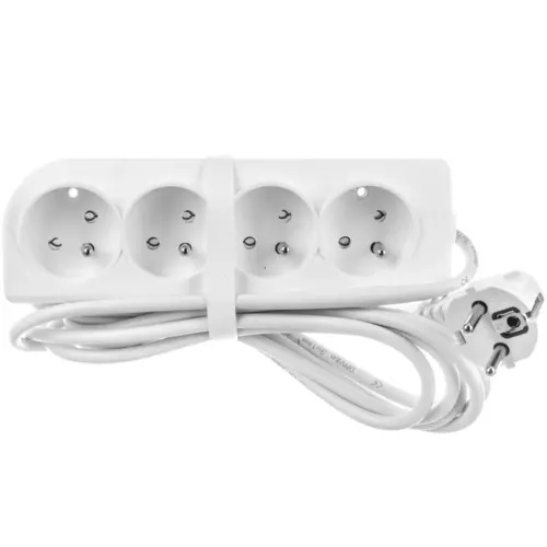 Przedłużacz ECONOMIC 4-gniazda z/u 3m /H05VV-F 3x1/ | EPS-403 1