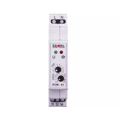 Przekaźnik czasowy 1-funkcyjny 1NO/NC 16A 0,1sek-10dni PCM-01 | EXT10000072 1