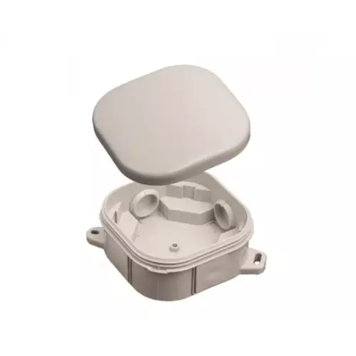 Puszka n/t hermetyczna PH 92x92x44 klik pusta IP54 szara | PAWBOL | A.0018 1